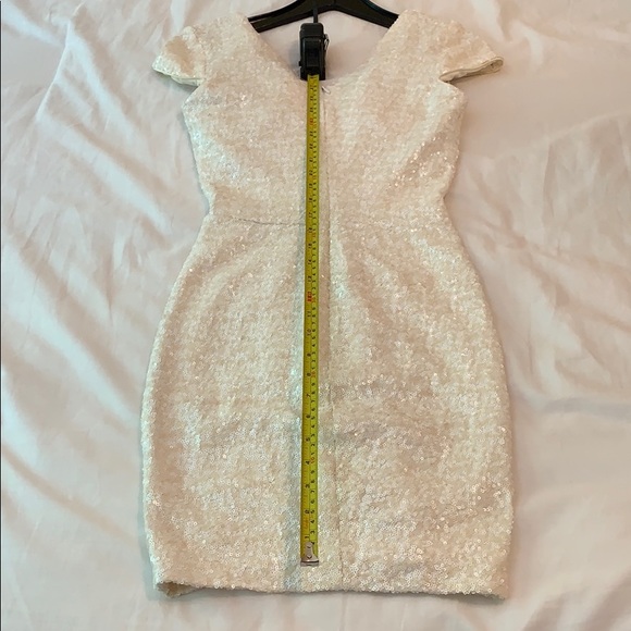 Dress the Population white Zoe sequin mini dress - Picture 8 of 8